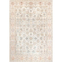 VINTAGE-TEPPICH 200/290 cm LIVING JANE, waschbar Hellrosa, Perlmutt, Pastellblau rechteckig  - Pastellblau/Hellrosa, Design, Kunststoff/Textil (200/290cm) - Lindorug