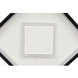 LED-DECKENLEUCHTE 35/35/6 cm   - Schwarz/Weiß, LIFESTYLE, Kunststoff/Metall (35/35/6cm) - Novel