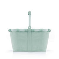 EINKAUFSKORB 22 L  - Schwarz/Mintgrün, Textil (49/29/28cm) - Reisenthel