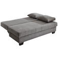 SCHLAFSOFA Flachgewebe Grau  - Grau, KONVENTIONELL, Holz/Textil (200/88/102cm) - Xora