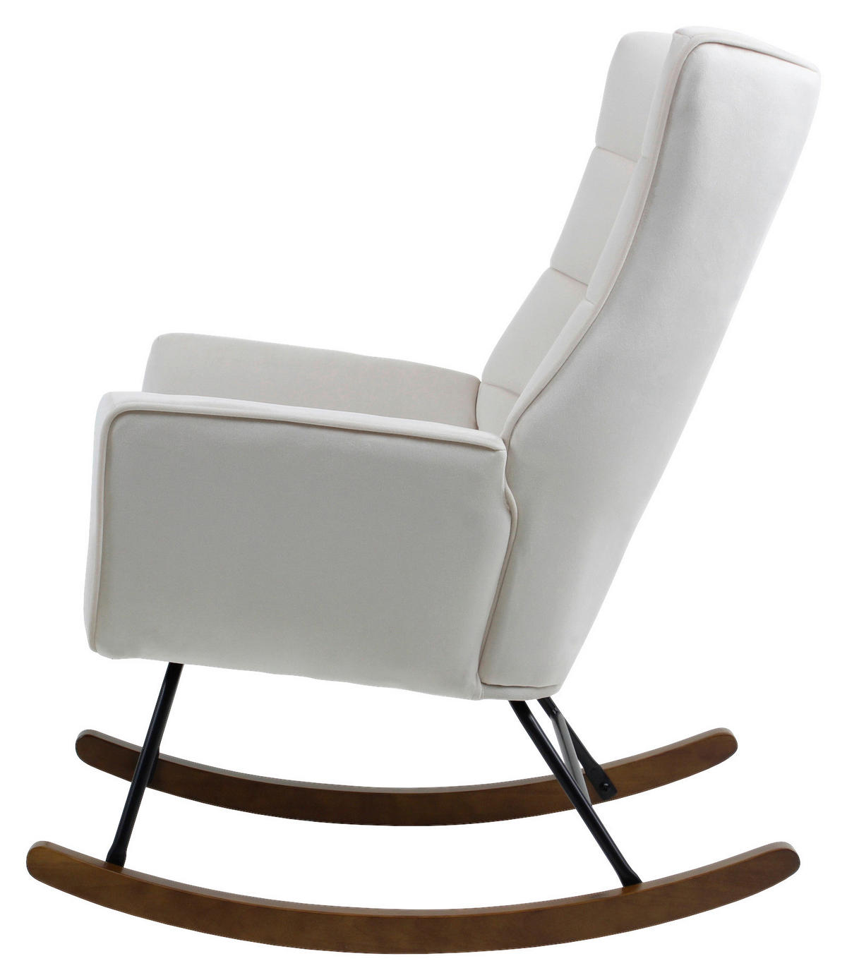 GUNGSTOL i beige  - beige, Design, metall/trä (68/97/88cm) - Kayoom
