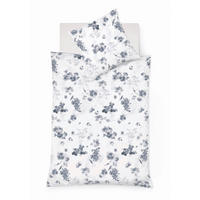 BETTWÄSCHE Provence Cassis Leinenoptik 135/200 cm  - Grau, Basics, Textil (135/200cm) - Fleuresse