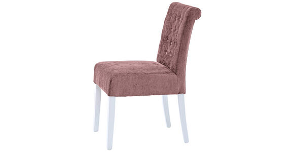 STUHL  Stoffauswahl, Typenauswahl Chenille  - Altrosa/Weiß, KONVENTIONELL, Holz/Textil (46,5/91/65cm) - Cantus