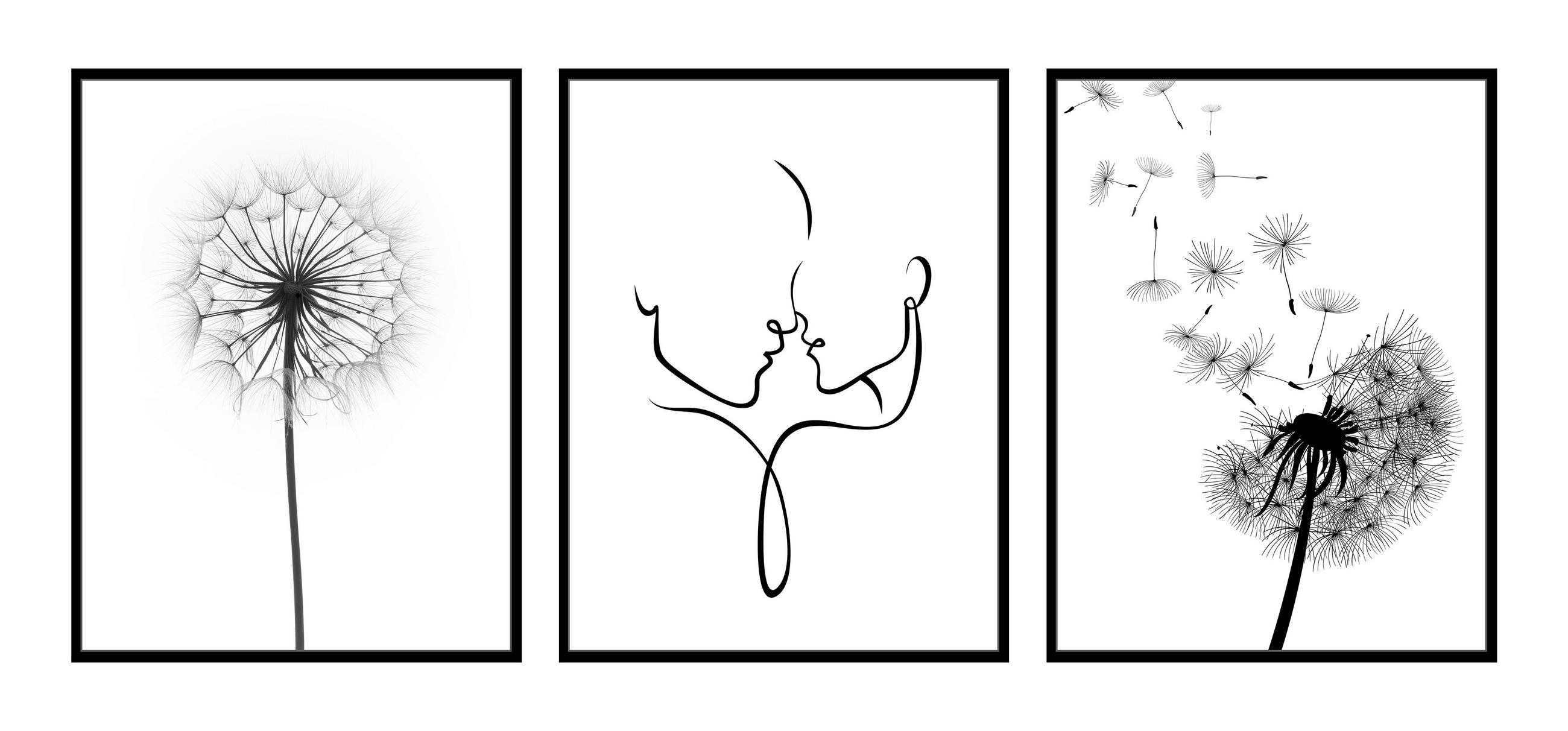 TIŠTĚNÉ OBRAZY NA PLÁTNĚ, krajina a příroda, lidé, 30/40 cm  - černá/vícebarevná, Trend, kompozitní dřevo/papír (30/40cm) - Monee