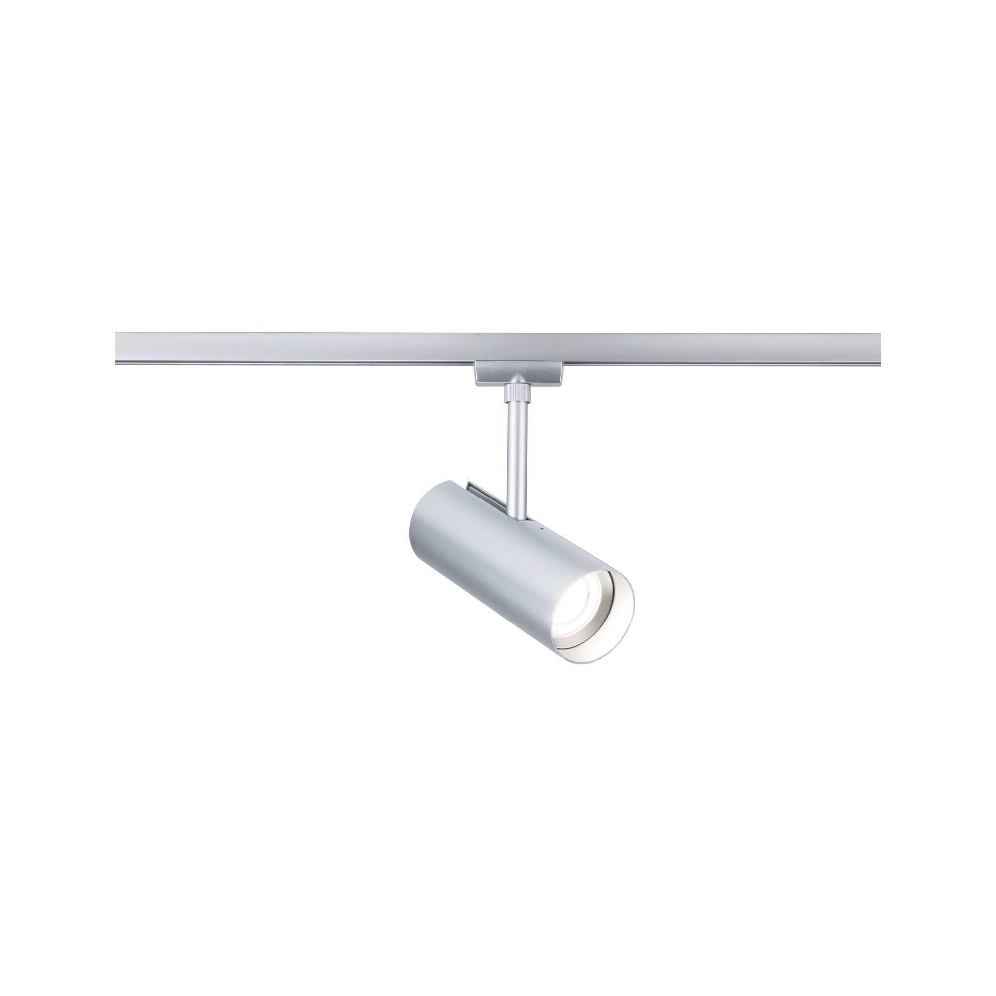 SCHIENENSYSTEM-STRAHLER URail Theron 6,2/20 cm   - Chromfarben, Basics, Kunststoff (6,2/20cm) - Paulmann