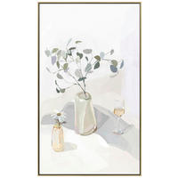 KUNSTDRUCK 70/120 cm  - Blau/Nussbaumfarben, KONVENTIONELL, Holz/Kunststoff (70/120cm) - Monee