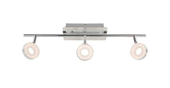 LED-STRAHLER 60,5/9/18,5 cm - Chromfarben/Alufarben, Trend, Metall (60,5/9/18,5cm) - Novel