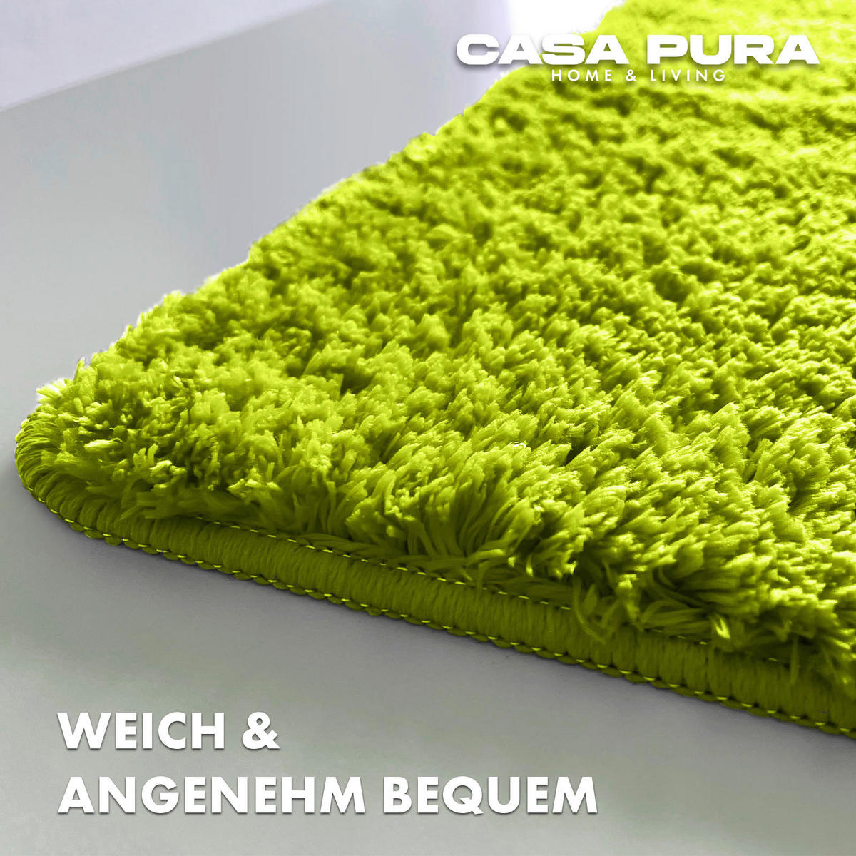 BADEMATTE SKY Hellgrün 80/150/150 cm  - Hellgrün, Basics, Kunststoff/Textil (80/150/150cm) - Floordirekt