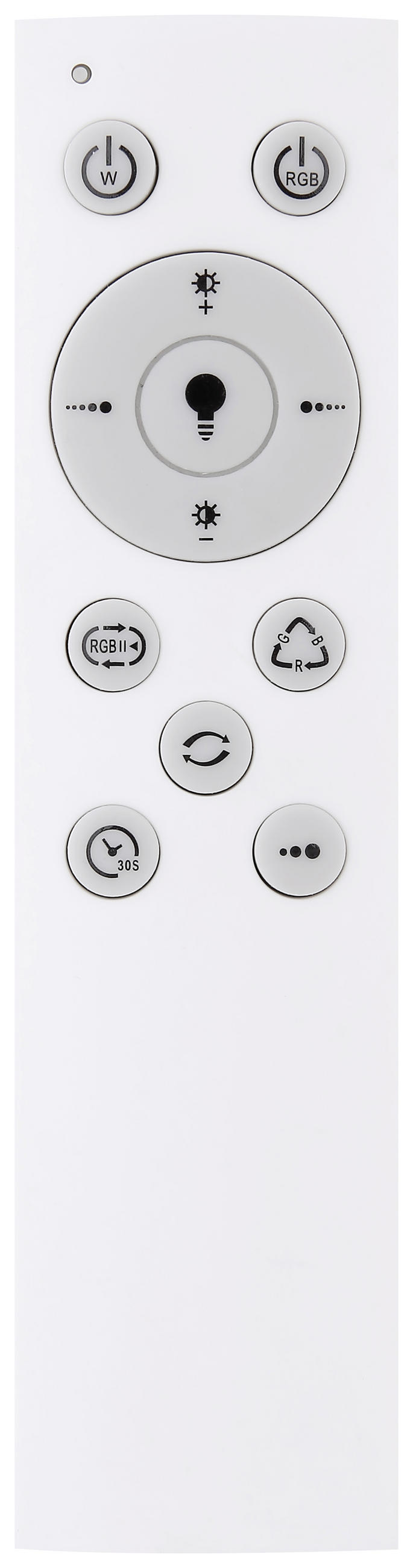 LED-DECKENLEUCHTE Rena  Smart 70/8 cm   - Opal/Weiß, Basics, Kunststoff/Metall (70/8cm) - Globo