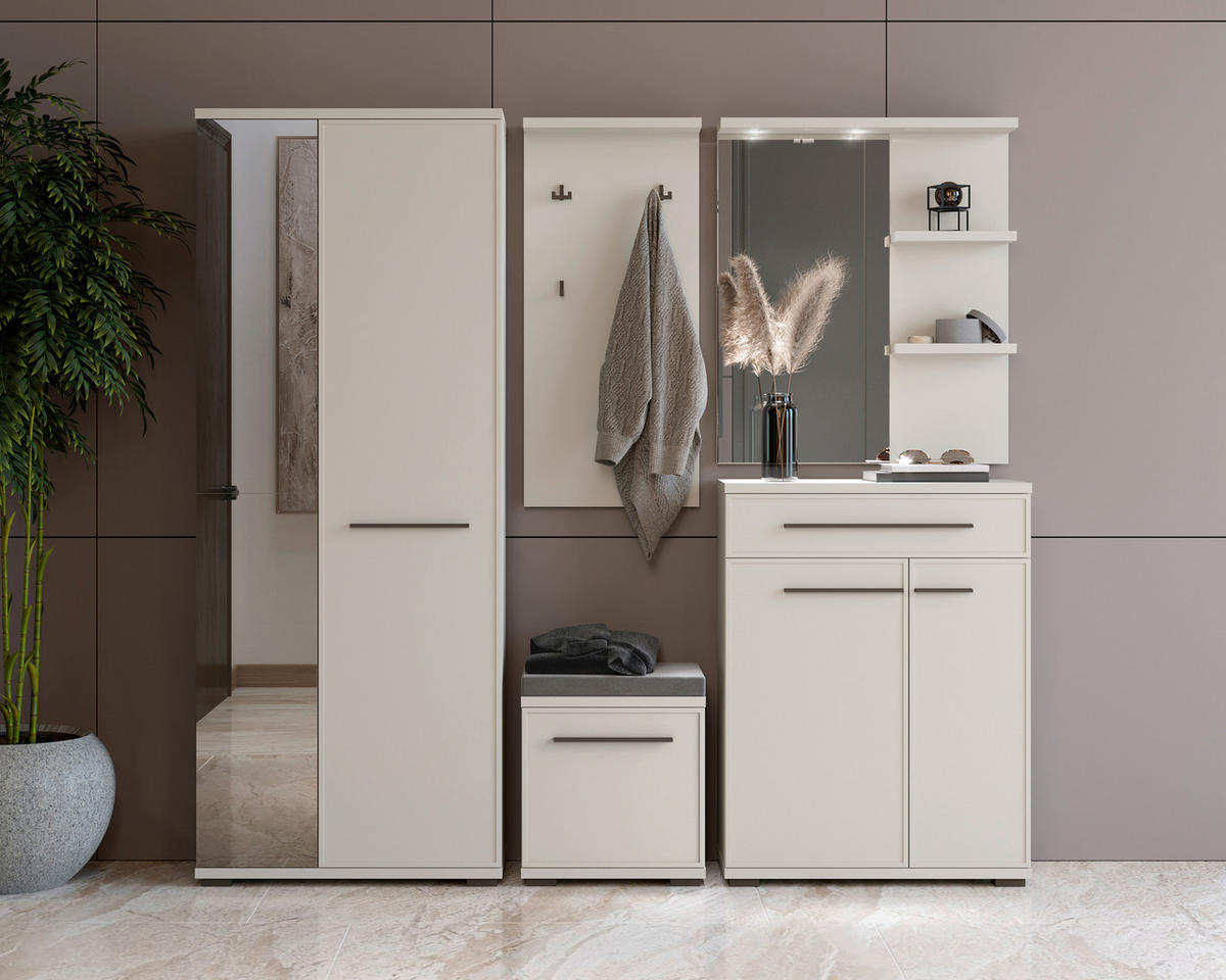 OMARA ZA ČEVLJE  - Moderno, umetna masa/leseni material (76/117/36cm) - Hom`in