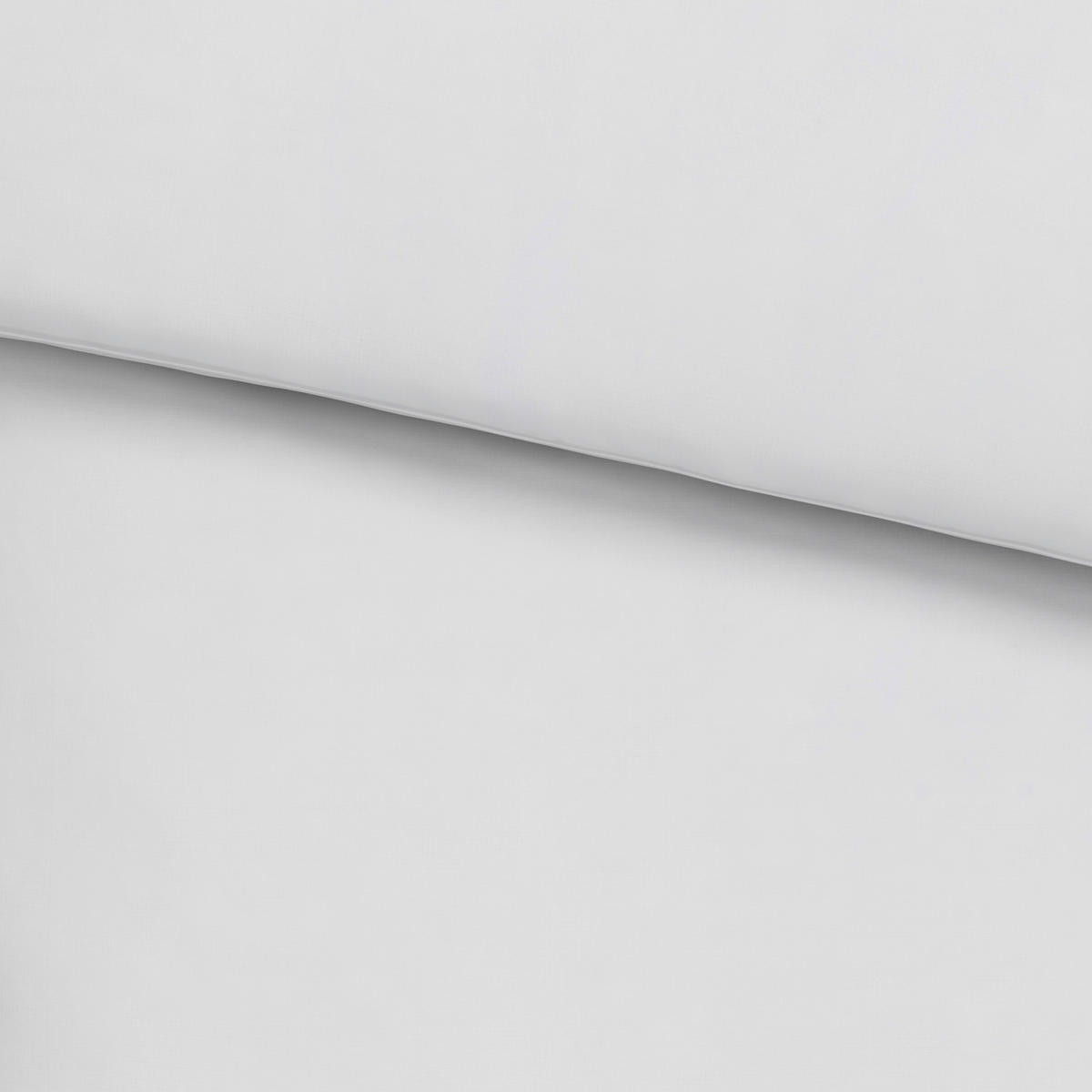POSTELJNINA Uni 140/220 cm saten bela  - bela, Basics, tekstil (140/220cm) - Novel