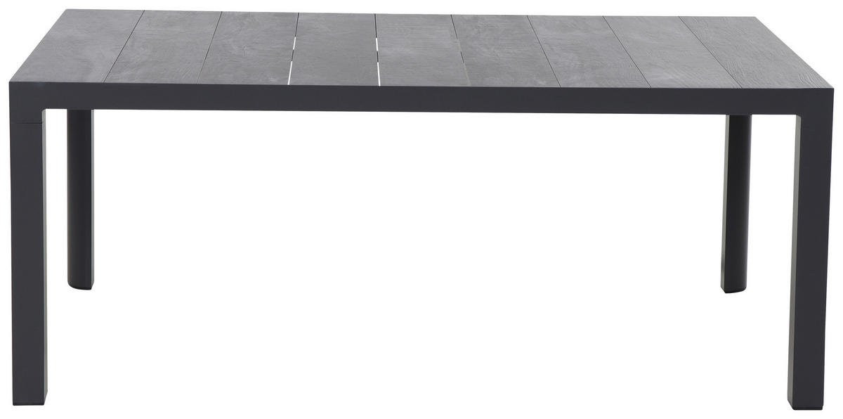 STAPELSESSEL Aluminium Anthrazit  - Anthrazit, Basics, Keramik/Kunststoff (100/88/180cm) - Siena Garden