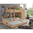 ETAGENBETT 90/200 cm Eiche Artisan  - Eiche Artisan, Design, Holzwerkstoff (90/200cm) - Xora