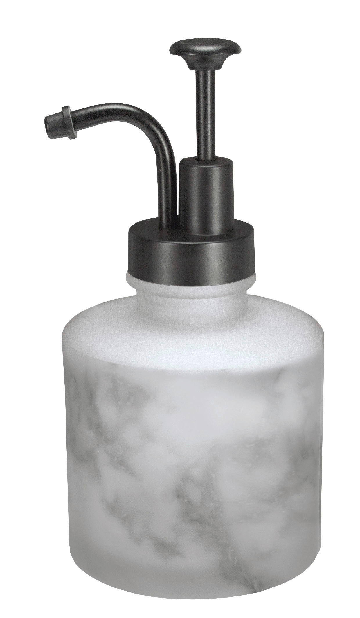 SEIFENSPENDER Marmor  - Anthrazit, Trend, Glas (8,4/8,4/12,6cm) - Kleine Wolke