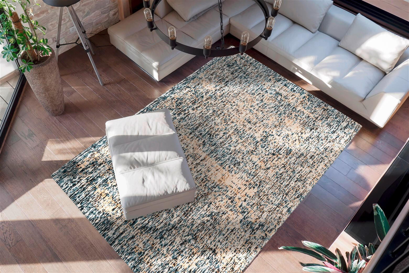 FLACHWEBETEPPICH 200/290 cm Beige, Blau  - Blau/Beige, Basics, Textil (200/290cm) - Novel
