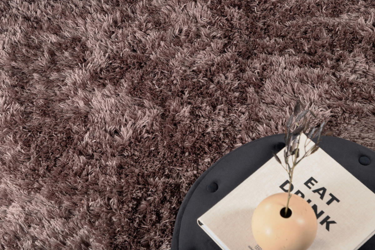 HOCHFLORTEPPICH 200/300 cm Braun  - Braun, LIFESTYLE, Textil (200/300cm) - P & B
