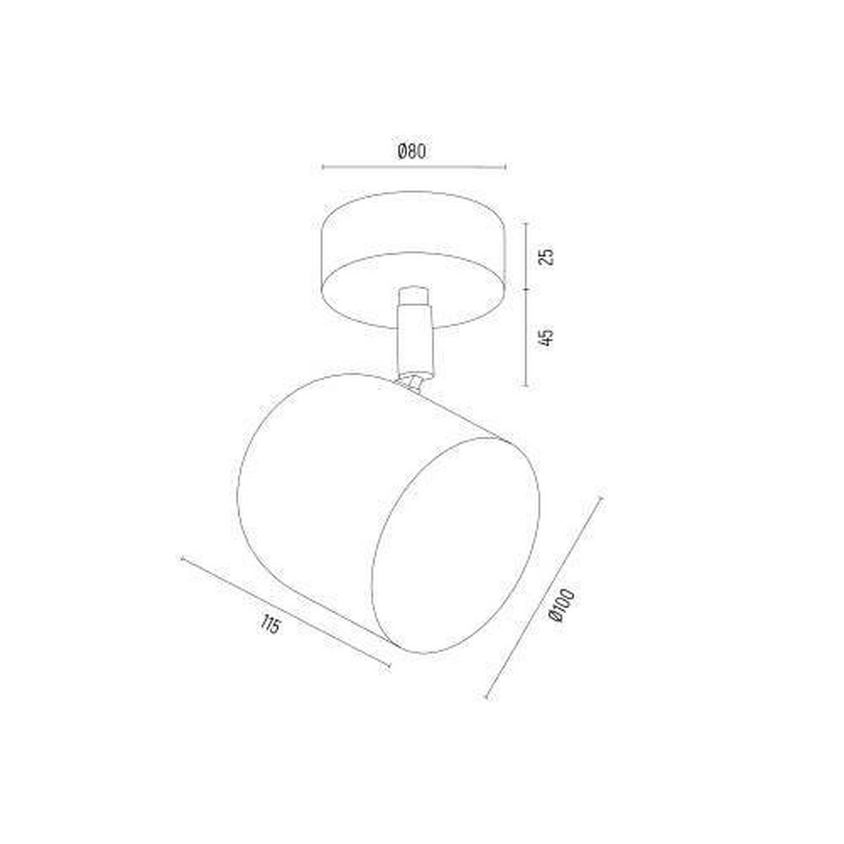 WANDLEUCHTE Argon Isola 20/11,5/10 cm   - Goldfarben, Design, Metall (20/11,5/10cm)