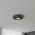 LED-DECKENLEUCHTE 39/5 cm   - Schwarz, Natur, Metall (39/5cm) - Novel