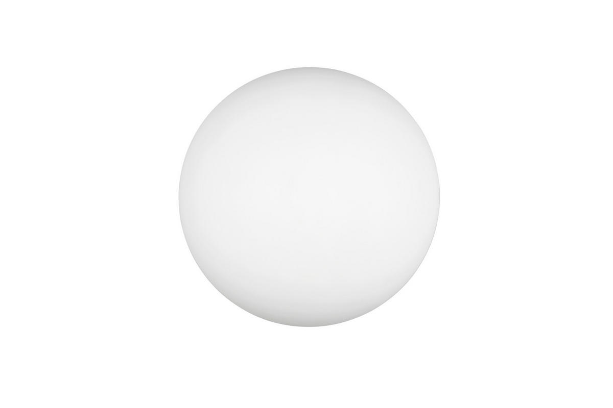 DECKENLEUCHTE  30/33 cm    - Weiss/Schwarz, Basics, Glas/Metall (30/33cm) - Trio Leuchten