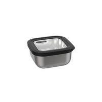 FRISCHHALTEDOSE PROVIDO 0,4 L  - Edelstahlfarben/Transparent, Basics, Kunststoff/Metall (11,9/11,9/5,9cm) - Gefu