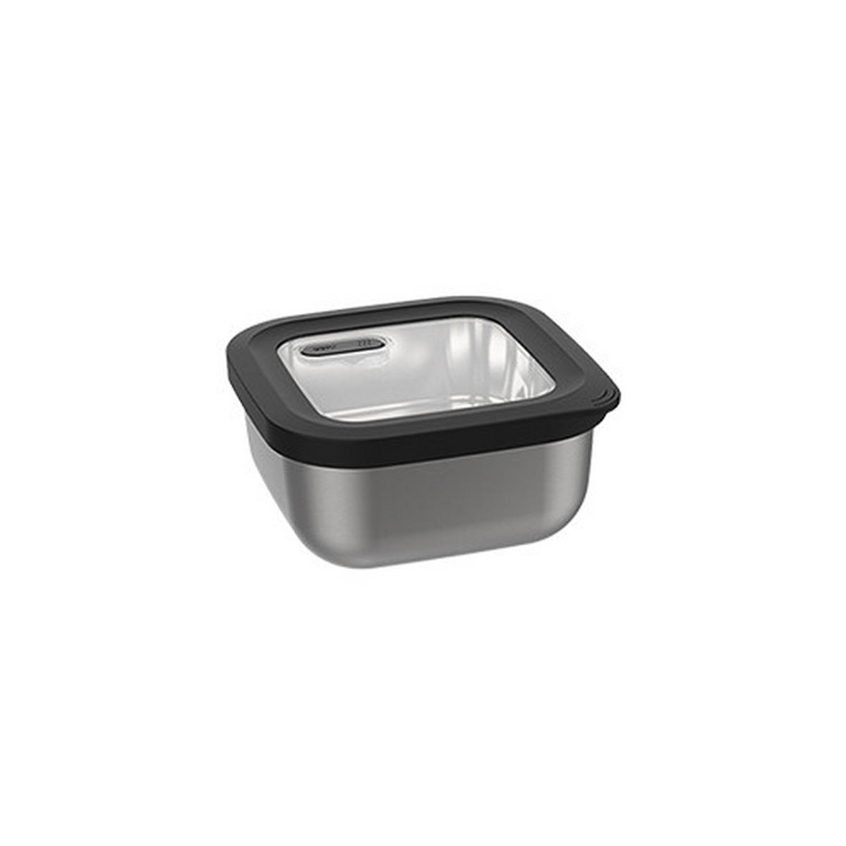 FRISCHHALTEDOSE PROVIDO 0,4 L  - Edelstahlfarben/Transparent, Basics, Kunststoff/Metall (11,9/11,9/5,9cm) - Gefu