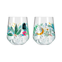 GINGLAS 710 ml 2-teilig  - Multicolor, LIFESTYLE, Glas (10,2/10,2/12,4cm) - Ritzenhoff