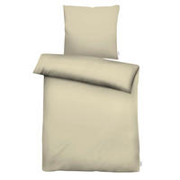 BETTWÄSCHE Annie Satin 155/220 cm  - Beigebraun, Basics, Textil (155/220cm) - Apelt