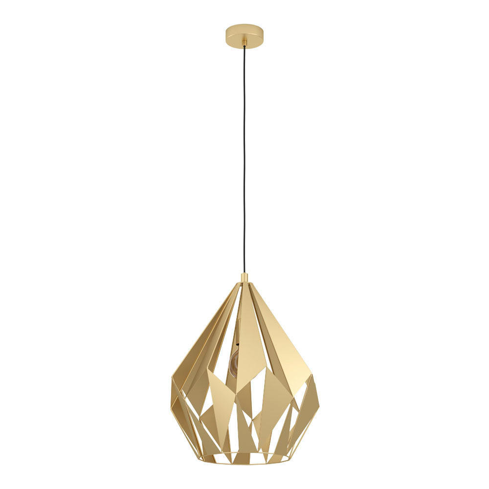 ZÁVĚSNÉ SVÍTIDLO, 38,5/150 cm  - barvy zlata, Design, kov (38,5/150cm) - Eglo