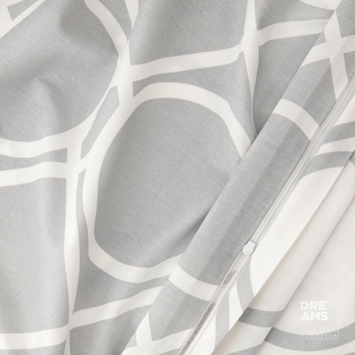 BETTWÄSCHE Renforcé 100/135 cm  - Grau, Design, Textil (100/135cm) - Florella