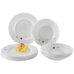 TAFELSERVICE Multicolor Wildflower 12-teilig  - Multicolor, Basics, Keramik - Novel