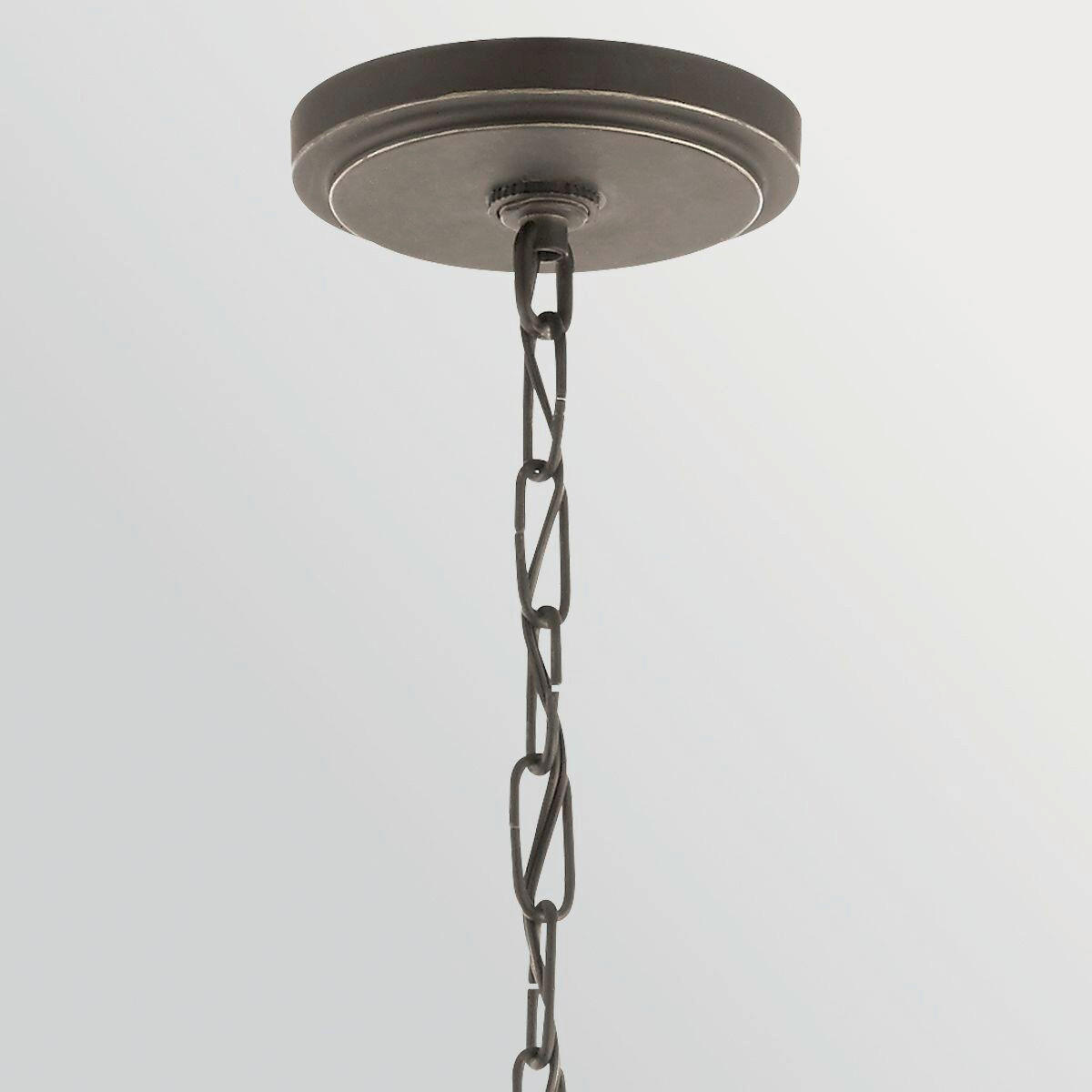 KRONLEUCHTER Kichler 66/71,1/76 cm  - Bronzefarben, Design, Glas/Metall (66/71,1/76cm) - Elstead Lighting
