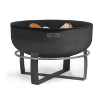 FEUERSCHALE  - Schwarz, Basics, Metall (80/50cm) - Ambia Garden