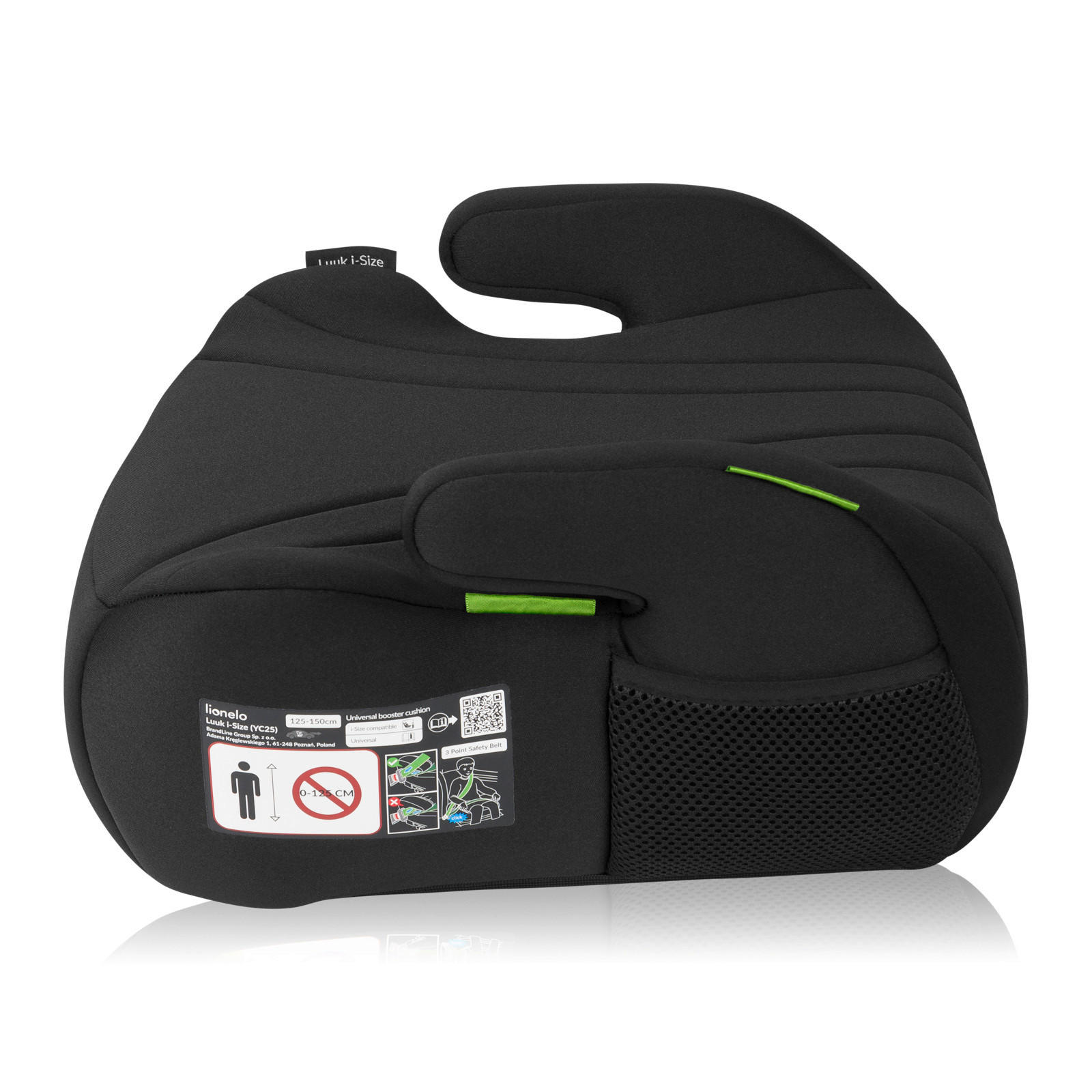 KINDERAUTOSITZ Luuk i-Size   - Schwarz, Basics, Kunststoff (40.5/36/18cm) - Lionelo