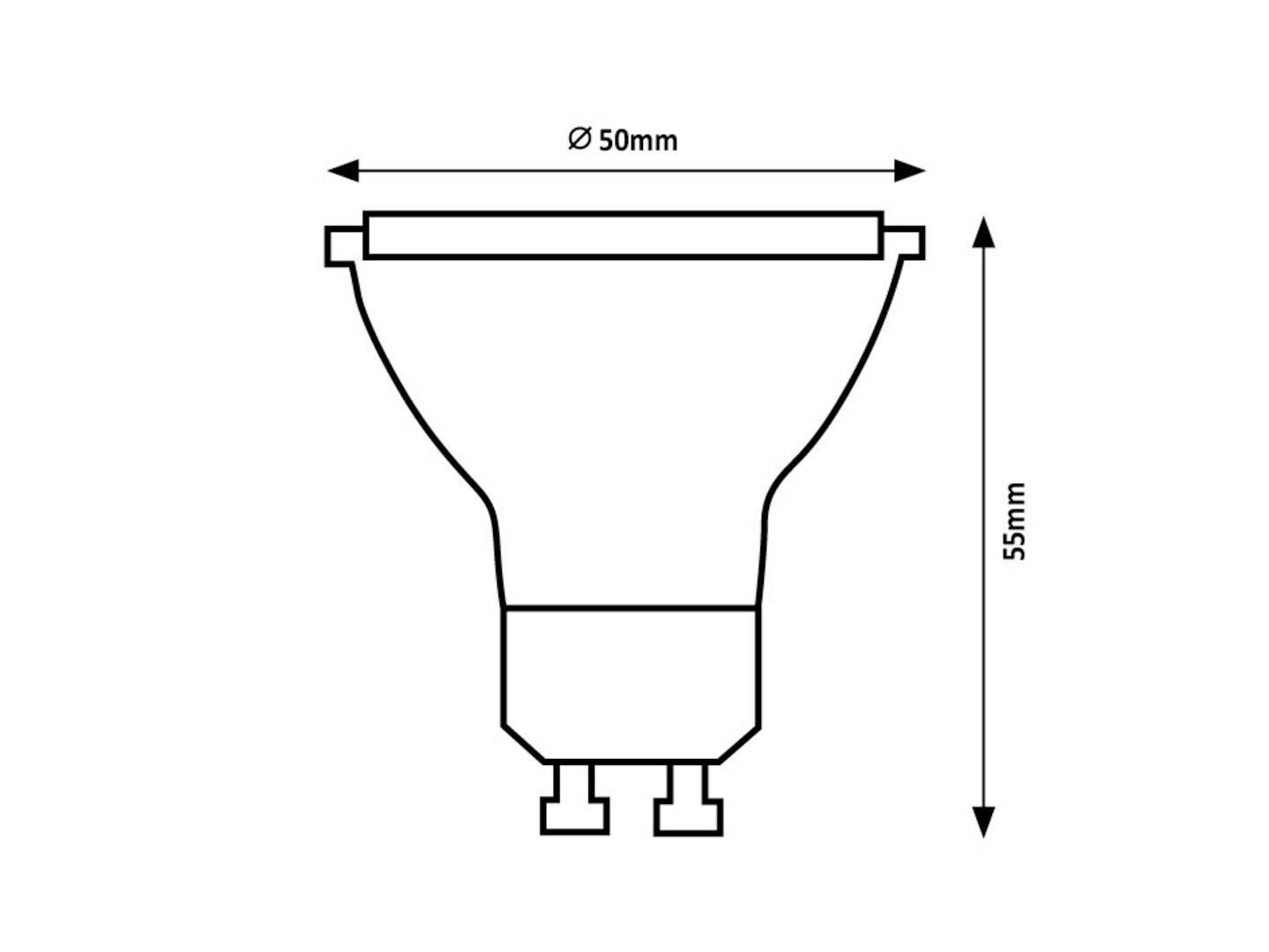 LED ŽARULJA - bijela, Basics, plastika (5/5.5cm)