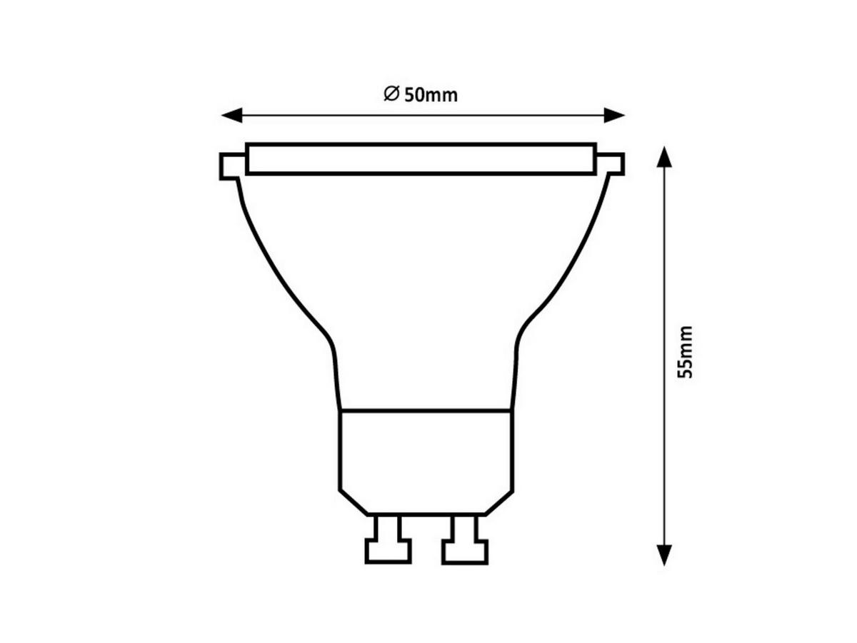 LED ŽARULJA  - bijela, Basics, plastika (5/5.5cm)