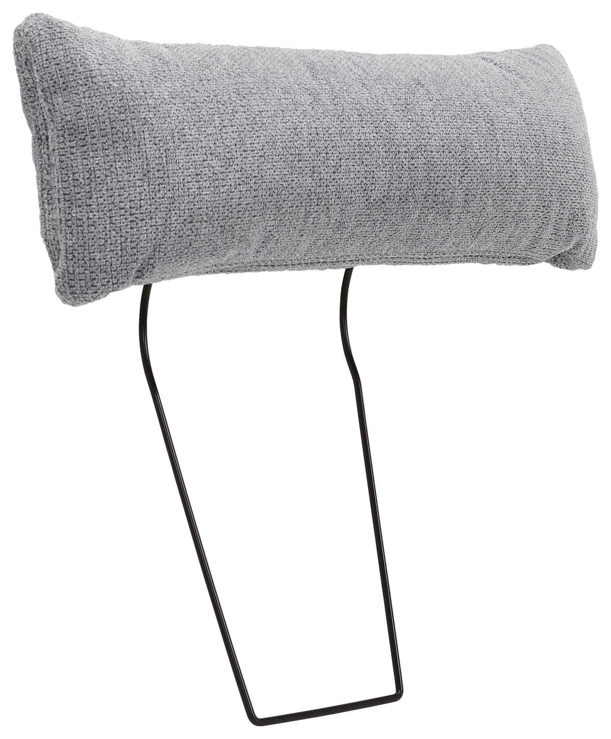 NACKSTÖD i flatväv  - mörkgrå, Design, textil (61/20/11cm) - MID.YOU