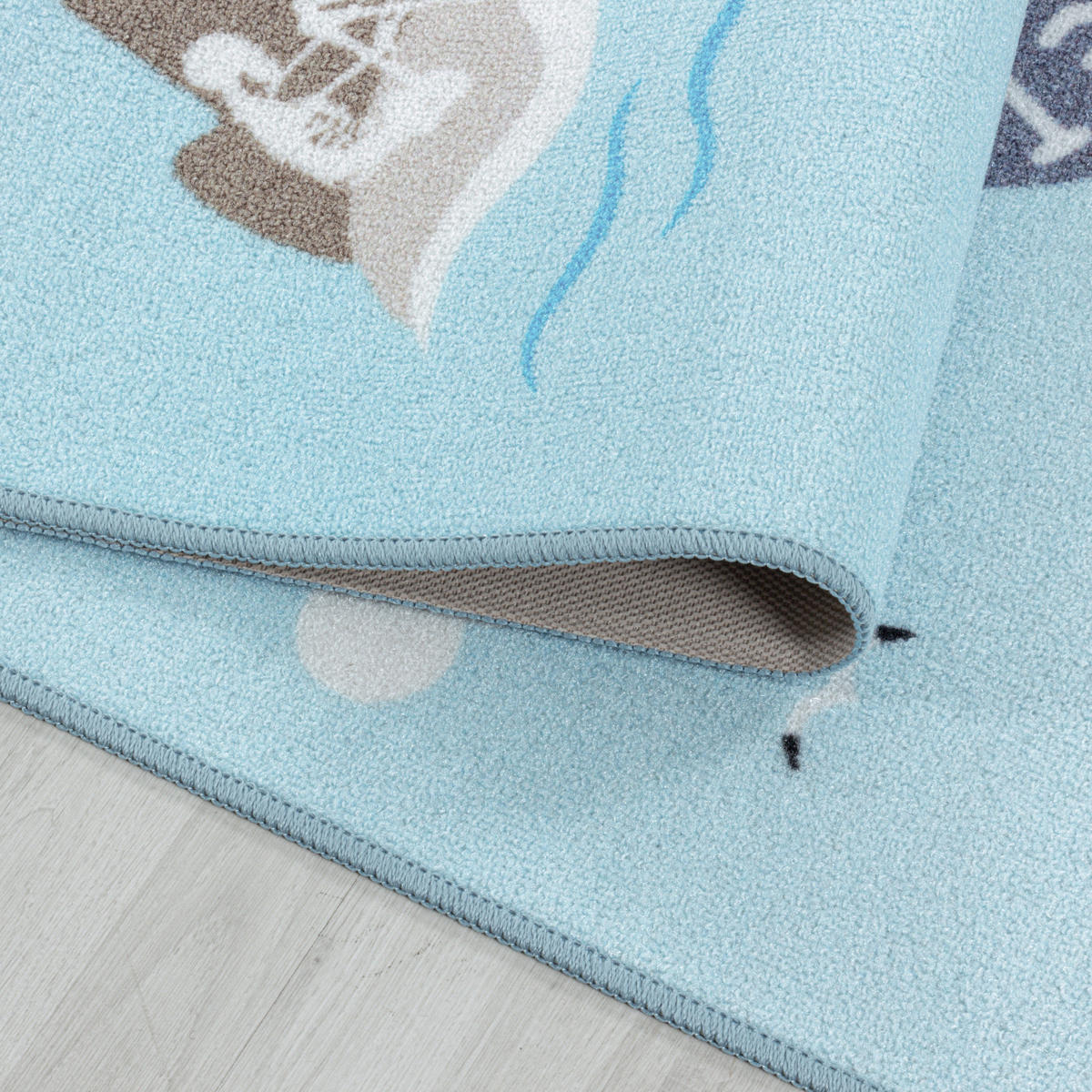 SPIELTEPPICH 80/120 cm Play 2908 blau  - Blau, Trend, Kunststoff/Textil (80/120cm)