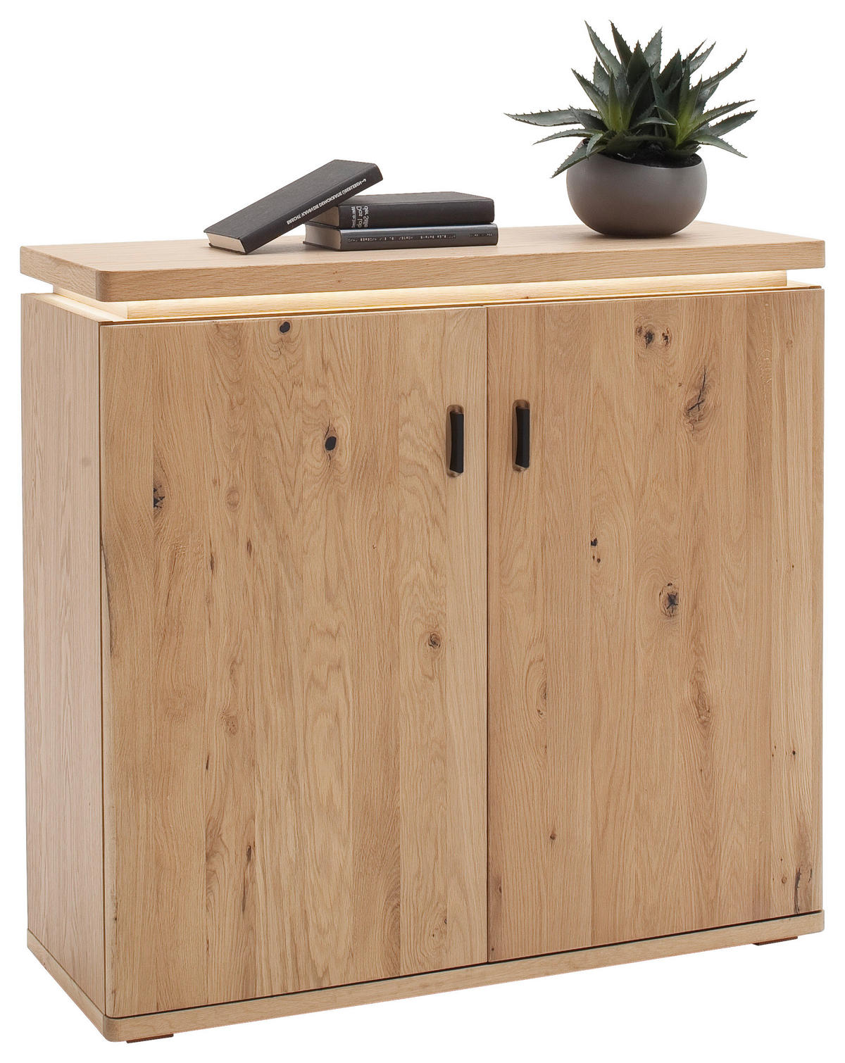 KOMMODE  in 100/95/38 cm  - Eichefarben/Anthrazit, Natur, Holz/Holzwerkstoff (100/95/38cm)
