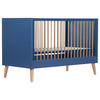 GITTERBETT Bold Blue 2in1    - Blau, KONVENTIONELL, Holzwerkstoff/Kunststoff (145/75/90cm) - Childhome