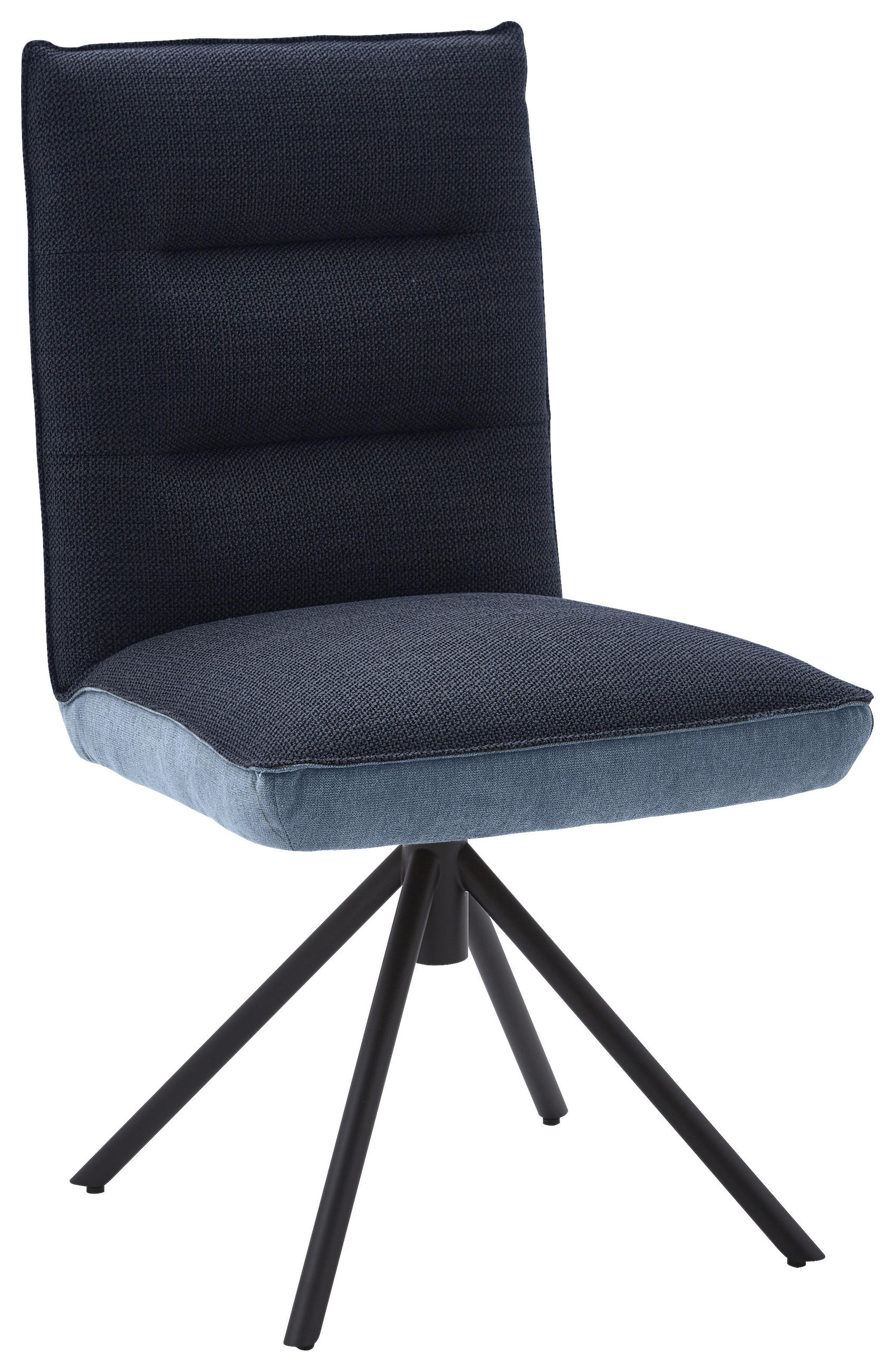 STUHL DREHBAR 360° - Blau/Schwarz, Design, Textil/Metall (49/93/59cm) - Dieter Knoll
