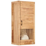 HÄNGEVITRINE in Wildeiche   - Wildeiche/Schwarz, Natur, Glas/Holz (55/120/38cm) - Hom`in