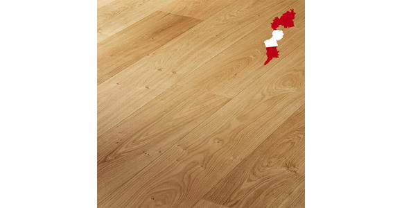 Schlossdiele Eiche rustikal per m² - Eichefarben, LIFESTYLE, Holz (238/23,3/1,3cm) - Ambiente