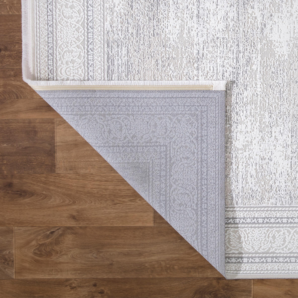 VINTAGE-TEPPICH 80/150 cm Lotus Harmony Creme, Weiß rechteckig  - Creme/Weiß, LIFESTYLE, Textil (80/150cm) - Novel