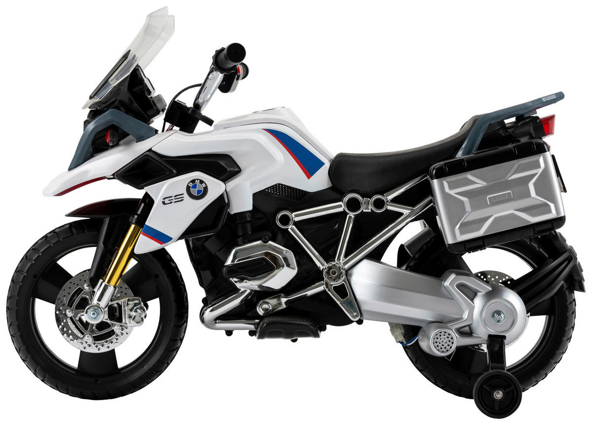 ELEKTRO-KINDERMOTORRAD  - Weiß, Basics, Kunststoff/Metall (104/58/69cm)