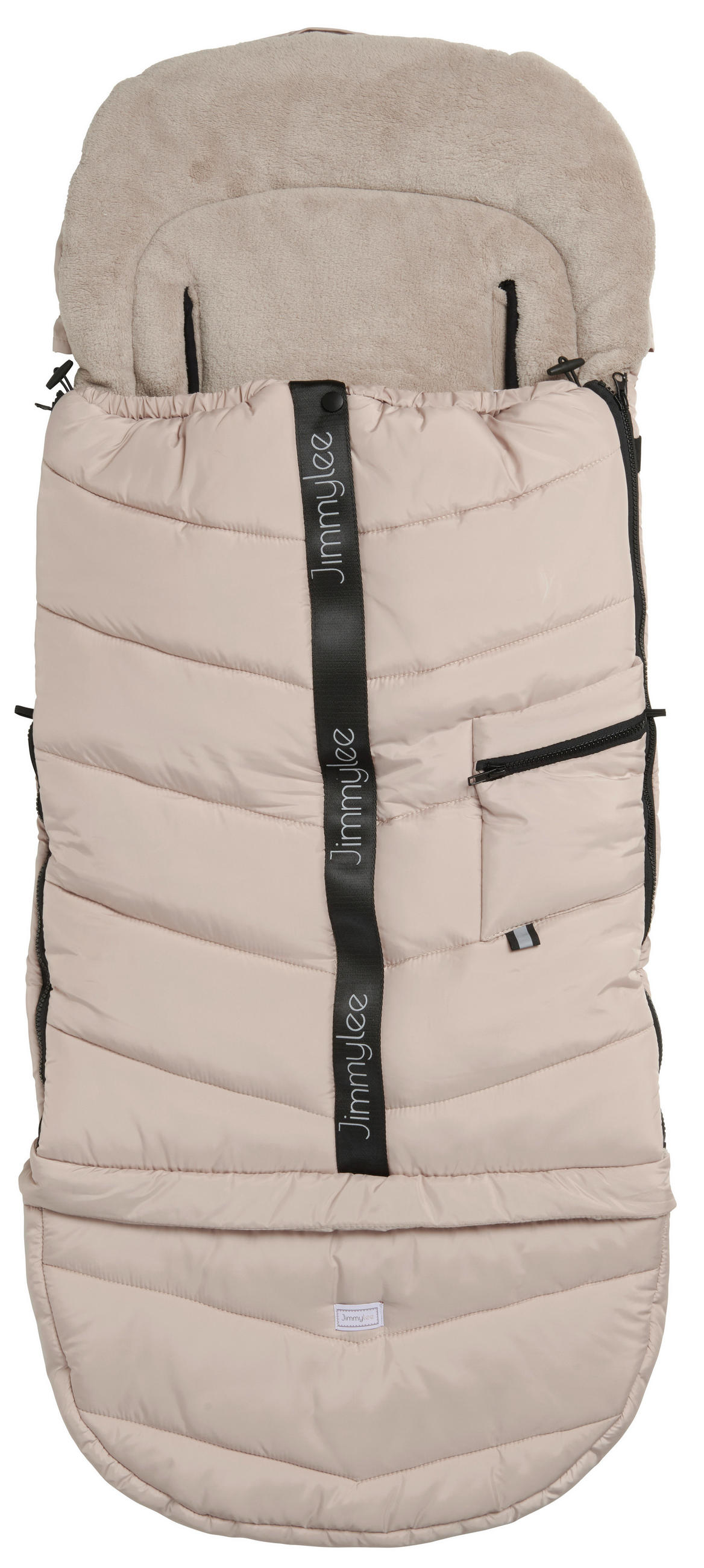 FUßSACK  - Beige, Basics, Textil (113/45/7cm) - Jimmylee