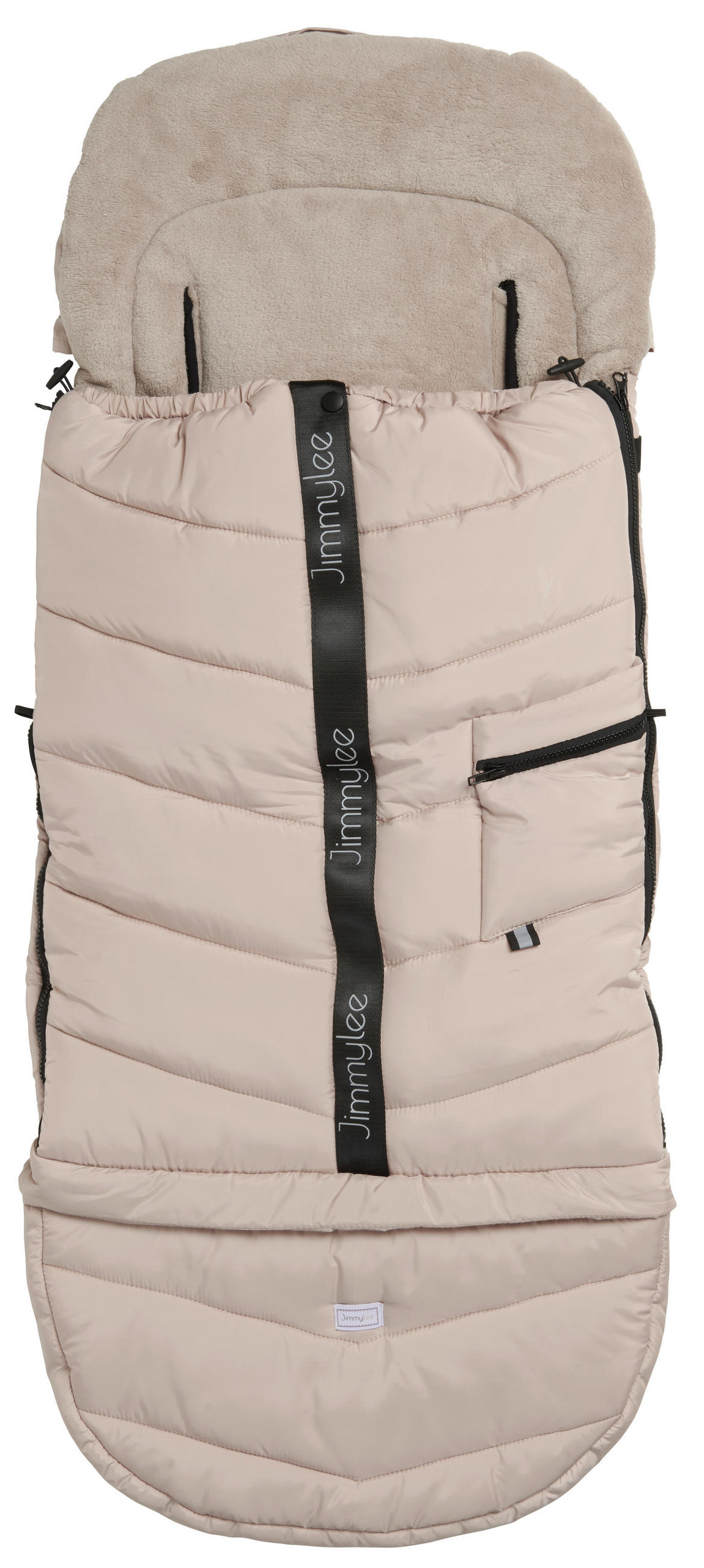 FUßSACK  - Beige, Basics, Textil (113/45/7cm) - Jimmylee