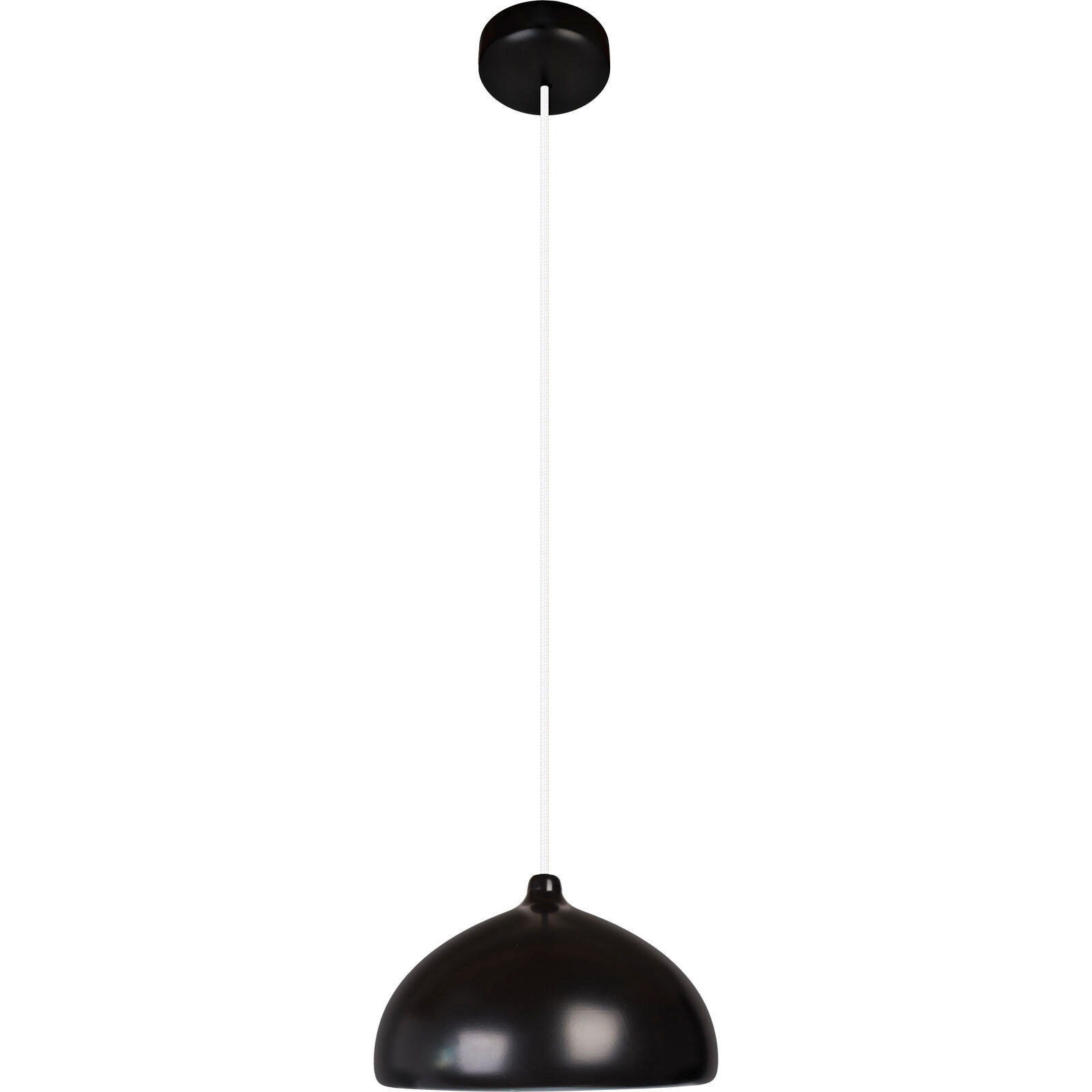 HÄNGELEUCHTE Acorn 22,5/90-140 cm   - Schwarz/Weiß, Design, Holz (22,5/90-140cm)