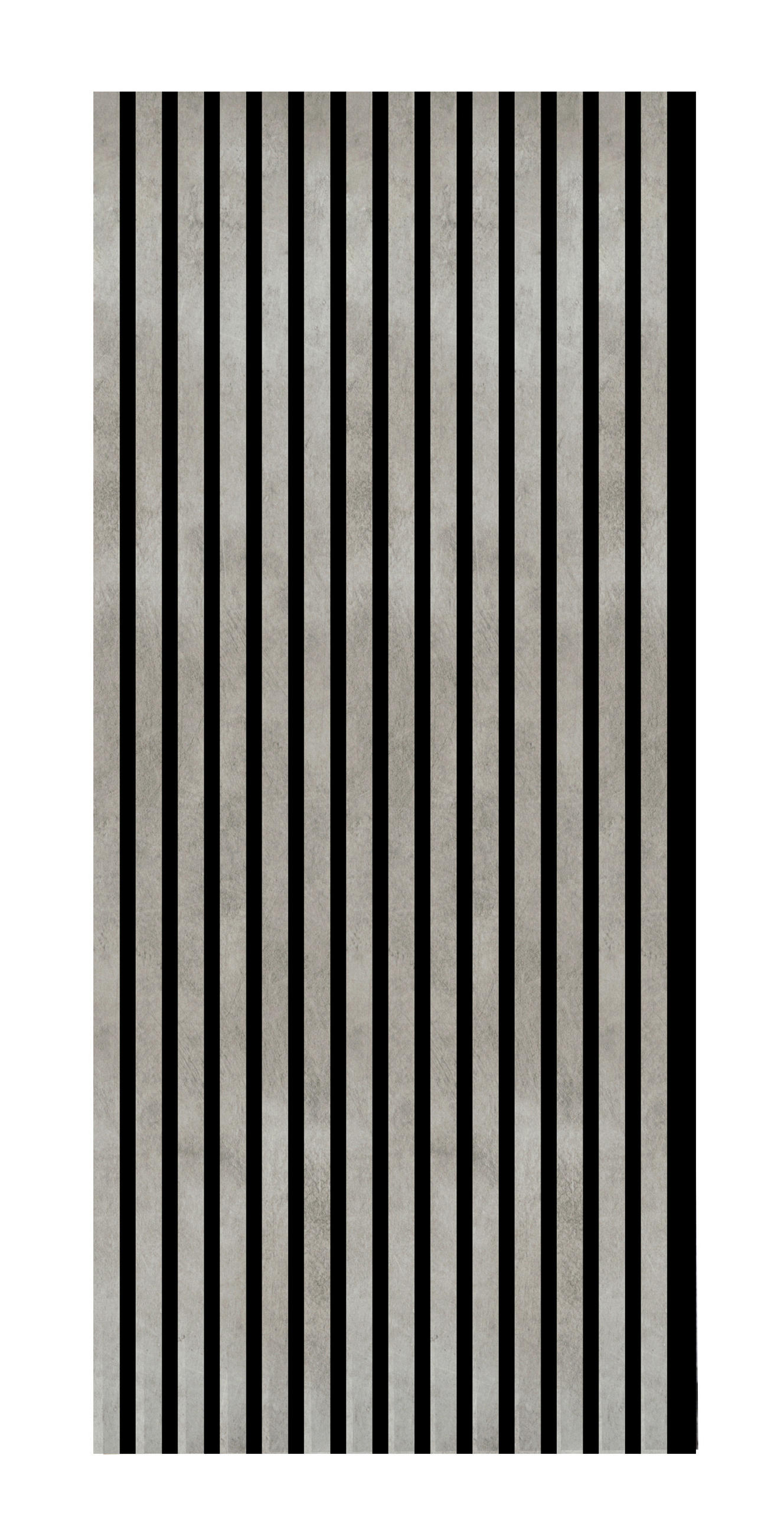 AKUSTIKPANEEL Beton foliert 57.25/1.9/119 cm  - Grau, KONVENTIONELL, Holzwerkstoff/Textil (57.25/1.9/119cm)