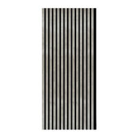 AKUSTIKPANEEL Beton foliert 57.25/1.9/119 cm  - Grau, KONVENTIONELL, Holzwerkstoff/Textil (57.25/1.9/119cm)