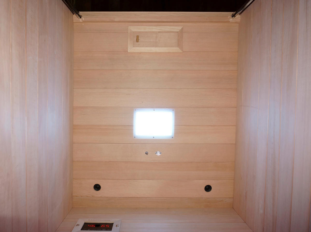 INFRAROTKABINE für 1 Personen RUBY 1  - Naturfarben, Basics, Holz (90,5/195/100cm) - Sanotechnik